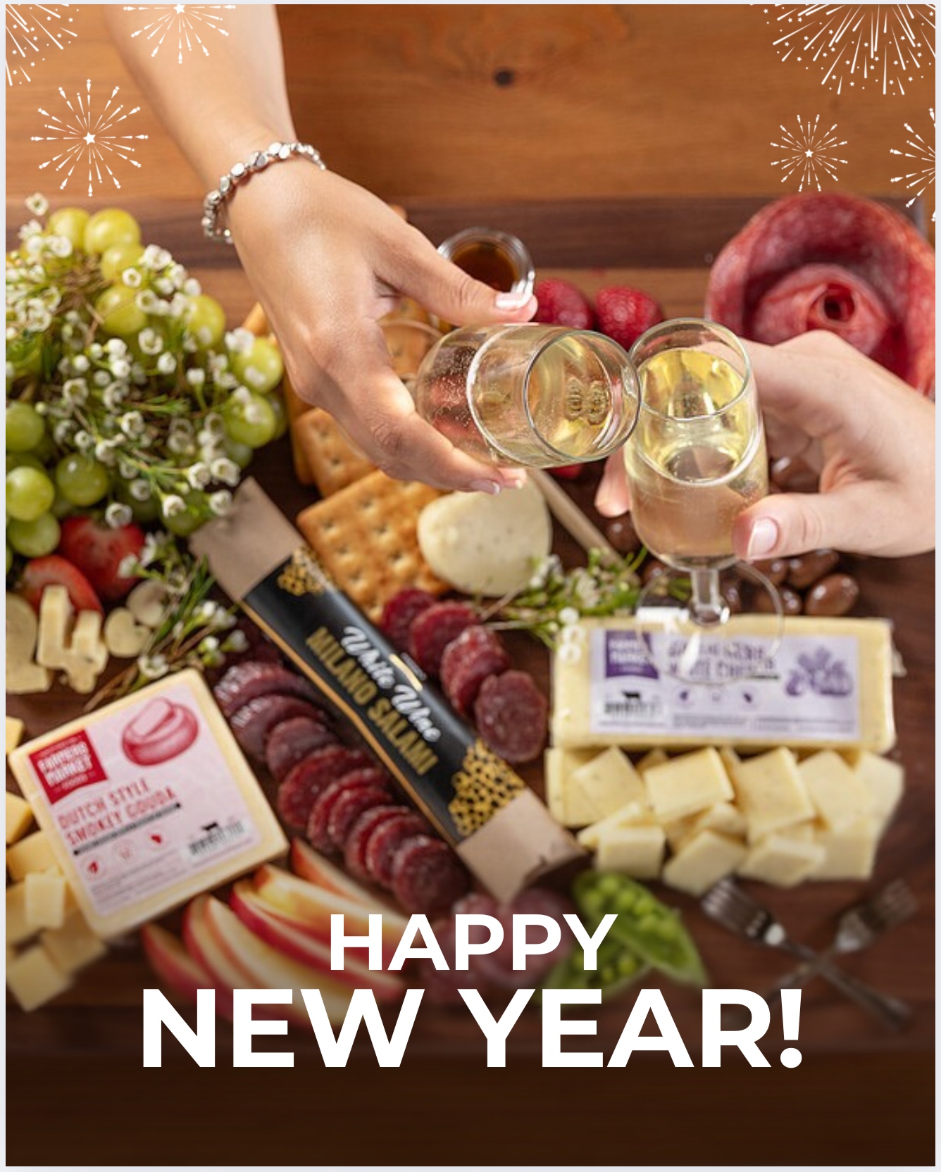 Happy New Year from your friends at Farmers Market Foods! 🎉
Here's to a year full of great food, good company, and even better moments around the table.
#FarmersMarketFoods #HappyNewYear #Holiday #Charcuterie #NewYearNewFoods