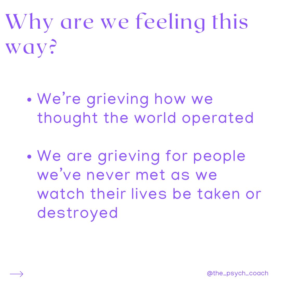 Taking care of yourself when the world is a sh*tshow.
Yes, I said it, I used the word sh**tshow. It seemed the most appropriate term.
So why are we collectively feeling this way?
Many of us are grieving how we thought the world operated.
We are grieving for people we’ve never met as we watch their lives be taken or destroyed.
We are in shock, disbelief & fear.
We are fed up of fake stories & misinformation shaping society.
We are in fear for our home & worrying about climate disaster.
We are distraught at the suffering taking place in front of us.
Many of us are feeling guilty, thinking we’re not doing enough which is coupled with anger at our leaders.
All of this is valid & I’m feeling all of it too. But it gets overwhelming, doesn’t it?
Maybe you often find yourself crying or suffering from anxiety. Maybe you feel you’re becoming depressed & that you can’t find joy in things anymore.
So what can we do? Well, I wish I had a definitive answer that could fix all of it but I don’t. I can, however, offer you some tips to help your wellbeing:
1.Limit media consumption:I know it’s important to stay informed, but constant exposure to news can be overwhelming. Take breaks when needed.
2.Social media:You really need to limit your consumption. I know it is easy to get sucked into doom scrolling but it will not help the situation & will only make you feel worse.
3.Stay connected:Sharing your feelings with friends or family or indeed engaging with like-minded activists, advocates or community groups can help.
4.Focus on what you can control:I know this one is easier said than done but while you can’t control the world, you can try to control your actions & responses. Focus on what you can do.
5.Engage in self-care:Try to make time for activities that bring you joy & relaxation.
6.Talk to a professional: It doesn’t have to be me but share your feelings with a professional, particularly if they are overwhelming.
Your feelings are valid & life is tough right now.
Take of yourself because you matter.
#psychotherapist #selfcare
