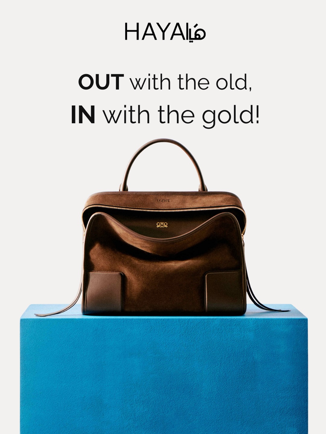 𝐎𝐮𝐭 𝐰𝐢𝐭𝐡 𝐭𝐡𝐞 𝐨𝐥𝐝, 𝐈𝐧 𝐰𝐢𝐭𝐡 𝐭𝐡𝐞 𝐠𝐨𝐥𝐝!
Loewe تعيد ابتكار شعارها الأيقوني للمرة الأولى منذ 1970، مع تصميم جديد قد يرمز إلى فصل إبداعي جديد للدار.
اسحبوا للمزيد من التفاصيلاعداد: @maya_b_moussa(Haya Magazine, Loewe)