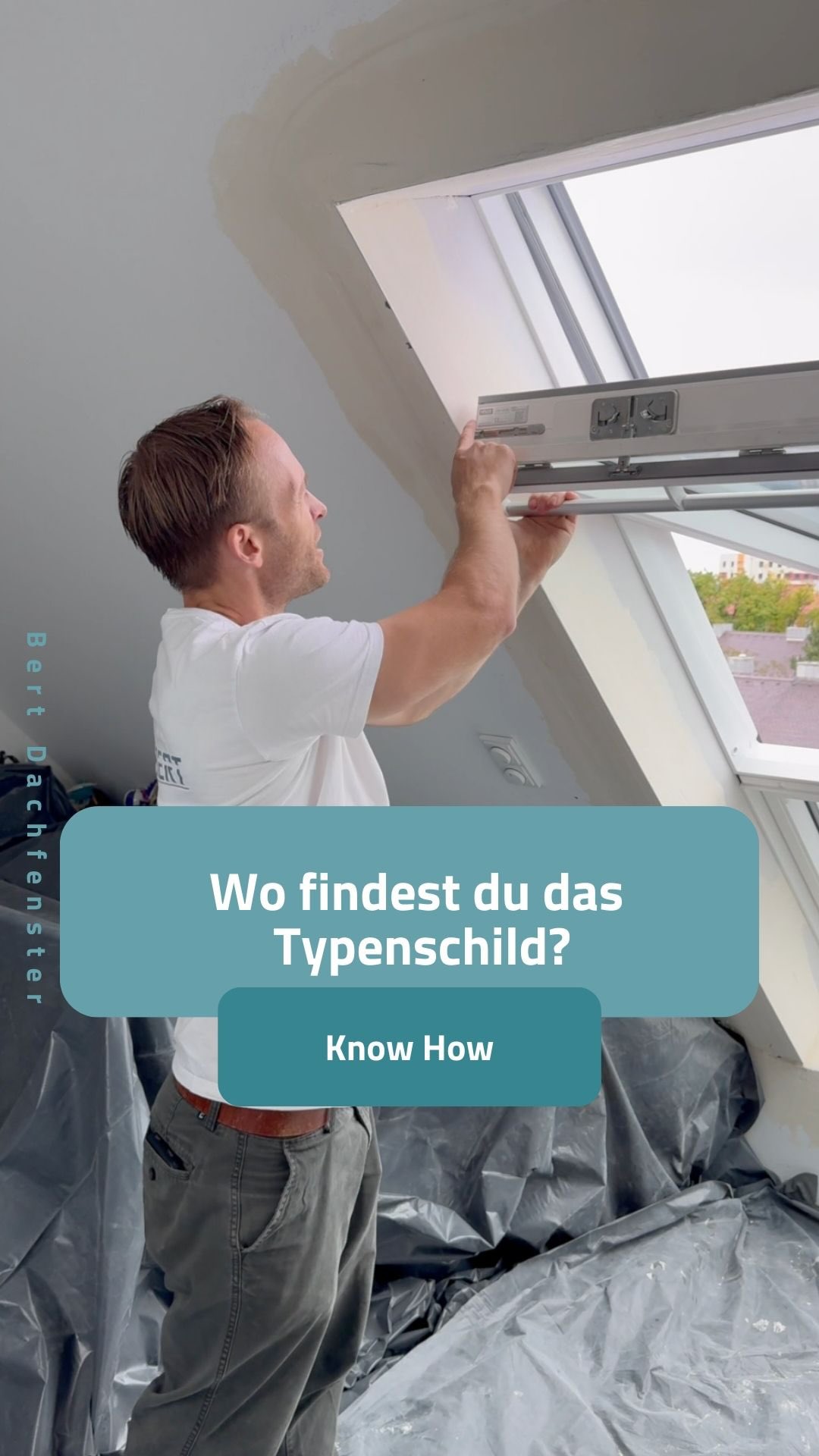Wo findet man das Typenschild? 🤔💡 #bertdachfenster #veluxprodach #veluxdach #velux #knowhow