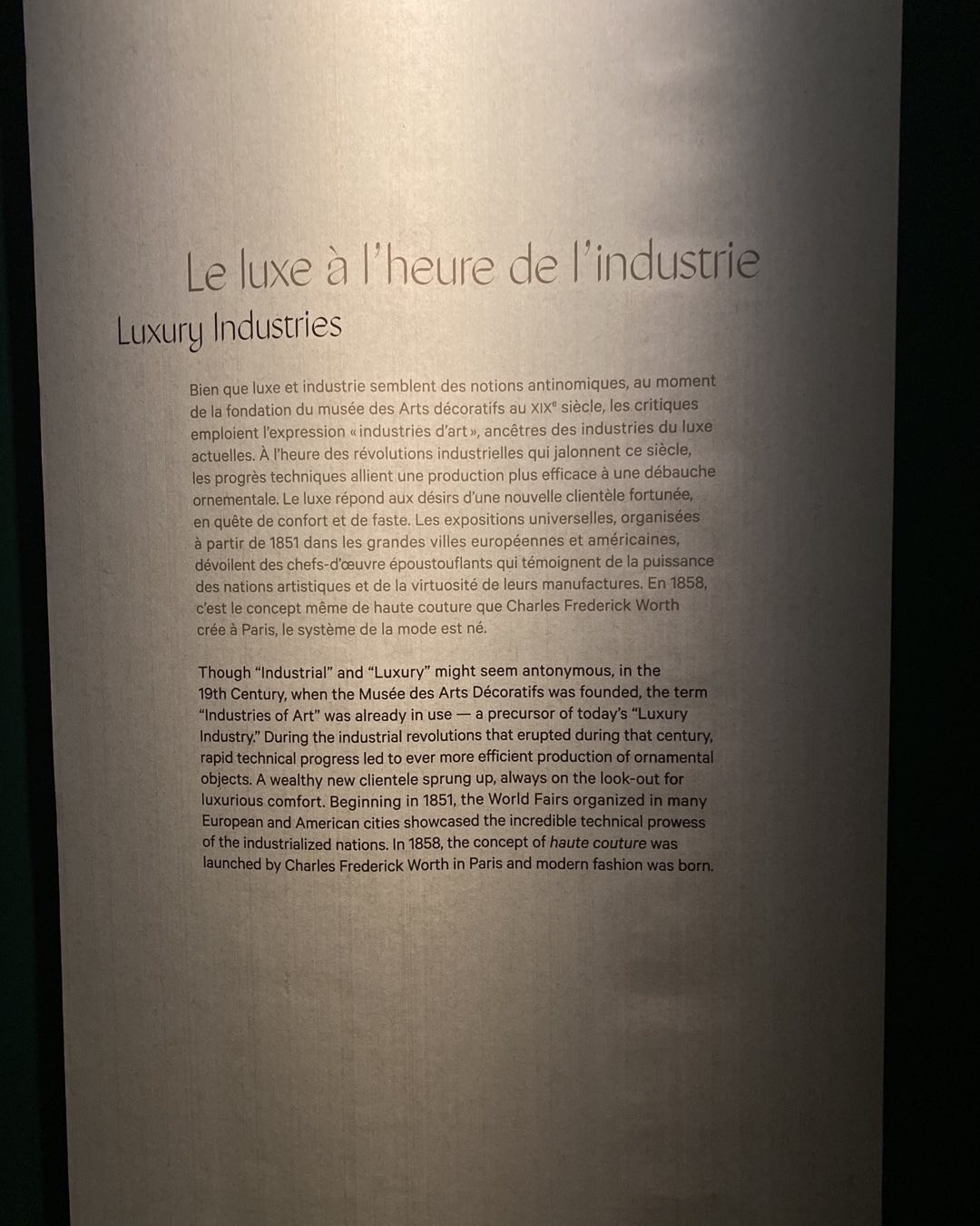 Maison Poursin since 1830 - Daudé Since 1828 …. L’histoire du luxe à la Française #museedesArtsDeciratifs