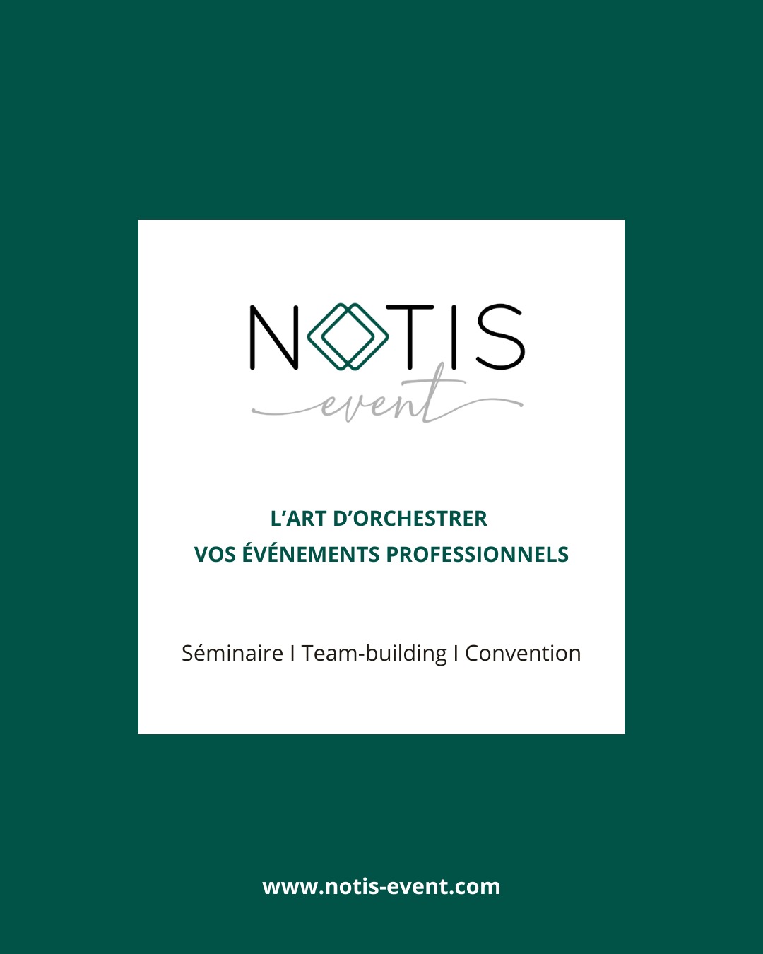 ✨ “Mais NOTIS Event… C’est qui ? C’est quoi ? Et surtout : vous faites quoi exactement ?” ✨
On nous pose souvent ces questions.
Alors aujourd’hui, on vous répond simplement, avec le cœur ❤️
NOTIS Event, c’est avant tout une rencontre.
Une rencontre professionnelle entre Karine & Christelle… devenue une vraie amitié.
Deux personnalités complémentaires, unies par la même passion : créer des événements qui ont du sens.
? Karine, c’est l’âme créative de l’équipe.
Imaginative, inspirante, toujours force de proposition, avec une bienveillance naturelle. Elle imagine, elle ose, elle transforme vos idées en expériences mémorables.
? Christelle, c’est la cheffe d’orchestre de l’organisation.
Rigoureuse, attentive au moindre détail, avec un vrai sens du relationnel et une touche d’humour qui rend chaque projet fluide et rassurant.
✨ Ensemble, nous formons une équipe professionnelle et dynamique, mais aussi fun, intuitives et profondément humaines.
Nous travaillons sérieusement, sans jamais se prendre trop au sérieux ?
? Plus de 12 ans d’expérience en événementiel professionnel, au service de vos projets :
✔️ Séminaires
✔️ Team-building
✔️ Conventions
✔️ Événements corporate
✔️ Congrès & événements scientifiques
En France & à l’international
Notre mission ?
? Vous écouter
? Comprendre vos enjeux
? Créer un événement sur-mesure, fidèle à votre image
? Vous accompagner de A à Z, en toute sérénité
? Vous avez un projet ? Une idée ? Une envie ?
Parlez-nous-en.
Nous sommes là pour ça ?
#NOTISEvent #Evenementiel #AgenceEvenementielle #TeamBuilding #Séminaire #CorporateEvent #EventPlanner #EntrepreneuriatFeminin #AixEnProvence #EvenementProfessionnel #SurMesure
