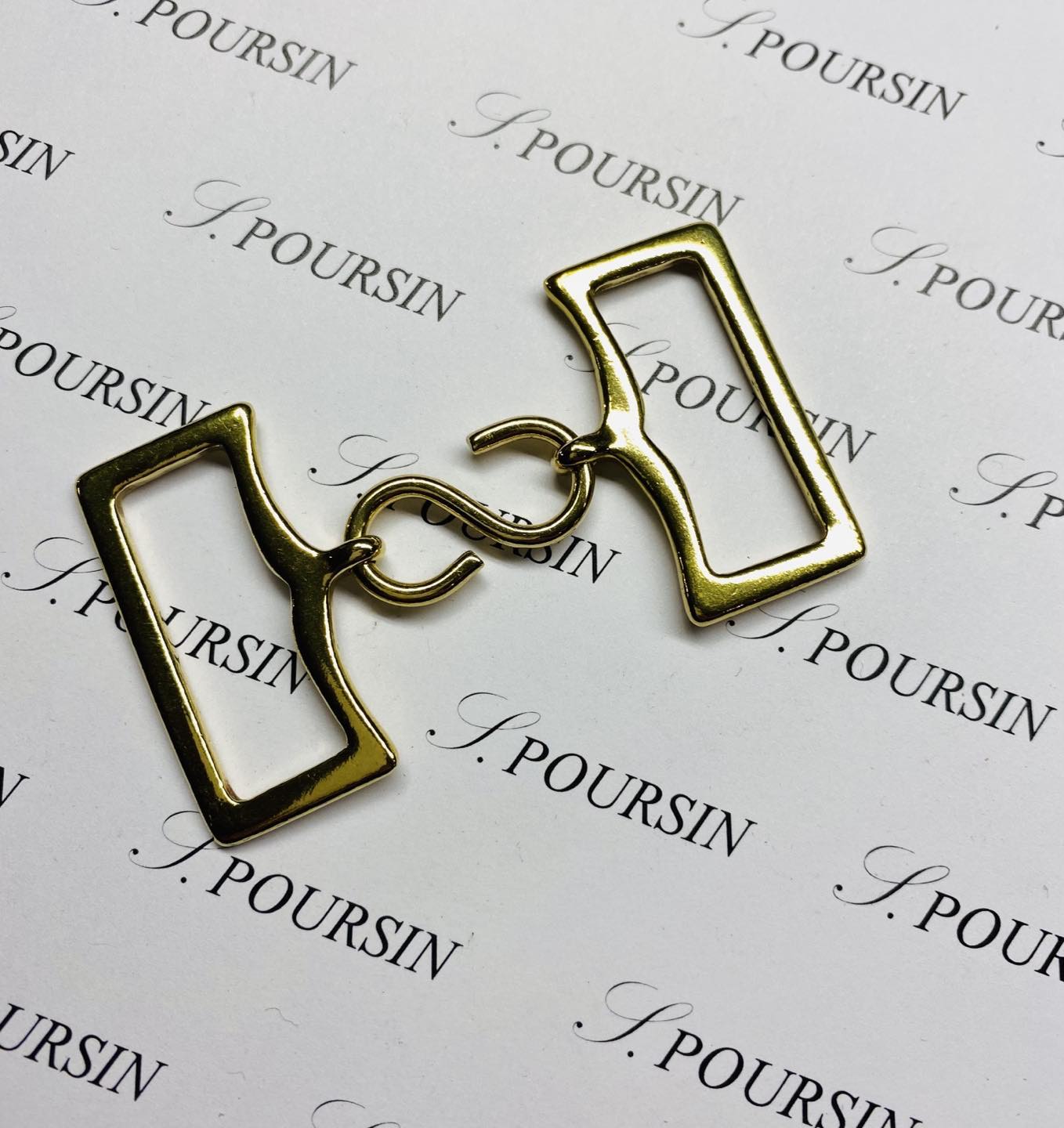 Maison Poursin- Fermoir MYR 35 - Inspiration Giberne d’Antan… #Poursin #Laiton #Fermoir #madeinfrance
