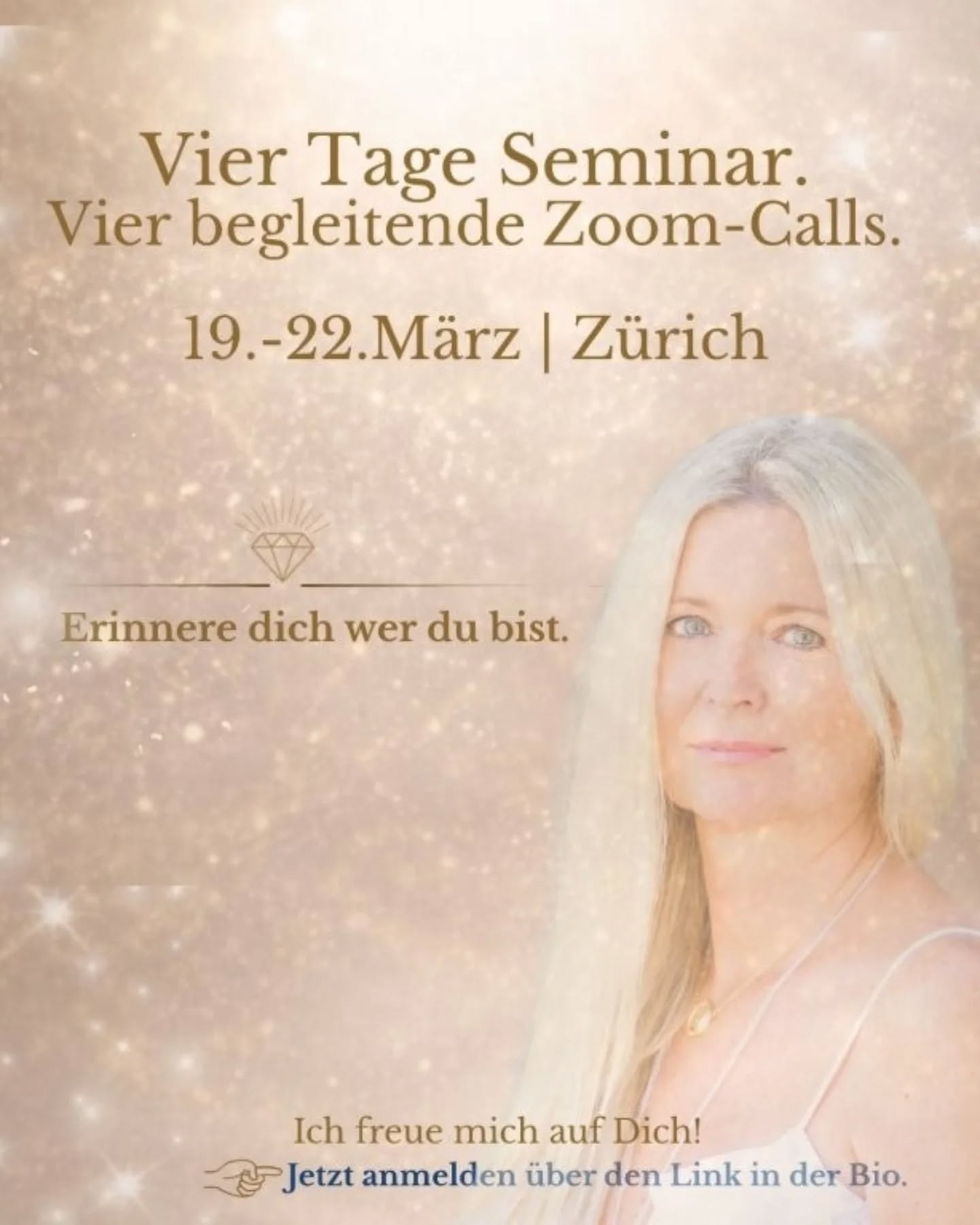 In SOULSOMA® heal your soul
lernst du den Unterschied zwischen
Lenken und Dienen.
Zwischen Ego und göttlicher Führung.
Du bist dein stärkster Heilkanal.
Nicht im Außen.
Nicht durch Methoden.
Sondern durch Hingabe.
✔ Handauflegen
✔ Auraarbeit
✔ Mediales Heilen
✔ Tools zur Selbstheilung
✔Meditations-Heilung
✔ Organsprache
✔Lichtarbeit am Fuß
✔Göttlicher Kanal SEIN
✔ Innere Führung
✔ Tiefe Ruhe & Vertrauen
📍 19.–22. März 2026 | Zürich | Stadtoase
✨ Vier Tage geistiges mediales Heilen
✨ Vier begleitende Zoom-Calls
👉 Erinnere dich, wer du bist.
Link in Bio