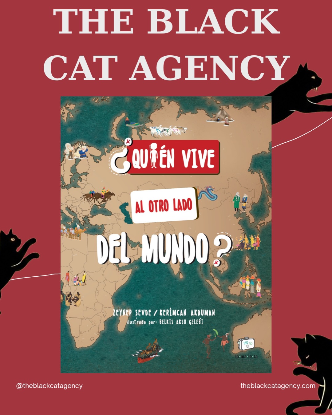 Who Lives on the Other Side of the World? is now available in Spanish! 🌍
Rights Sold: Bulgarian,Spanish
Original Language: Turkish
In this beautifully crafted book, @zeynepsevde and @kcakduman invite us on a journey across the globe, brought to life with illustrations by @belkisaksu .
12,000 years ago, all humans survived the same way — hunting, gathering, and moving when food ran out.
Today, many of us live in tall buildings, buying food without knowing where it comes from.
But not everyone.
Across the world, millions of people still live as their ancestors did — hunting, migrating, producing their own food and clothing, and preserving traditions thousands of years old. 🌍✨
From the Aboriginal people of Australia, to the Minangkabau of Indonesia…
From the nomadic Nenets of the Arctic, to the Hadzabe of Tanzania…
From the forest-dwelling Pygmies, to the Kuna of South America, and the Tikuna of the Amazon…
Different ways of life, all part of the same world.
If you’ve ever wondered who lives on the other side of the world and how they live — this book is for you.