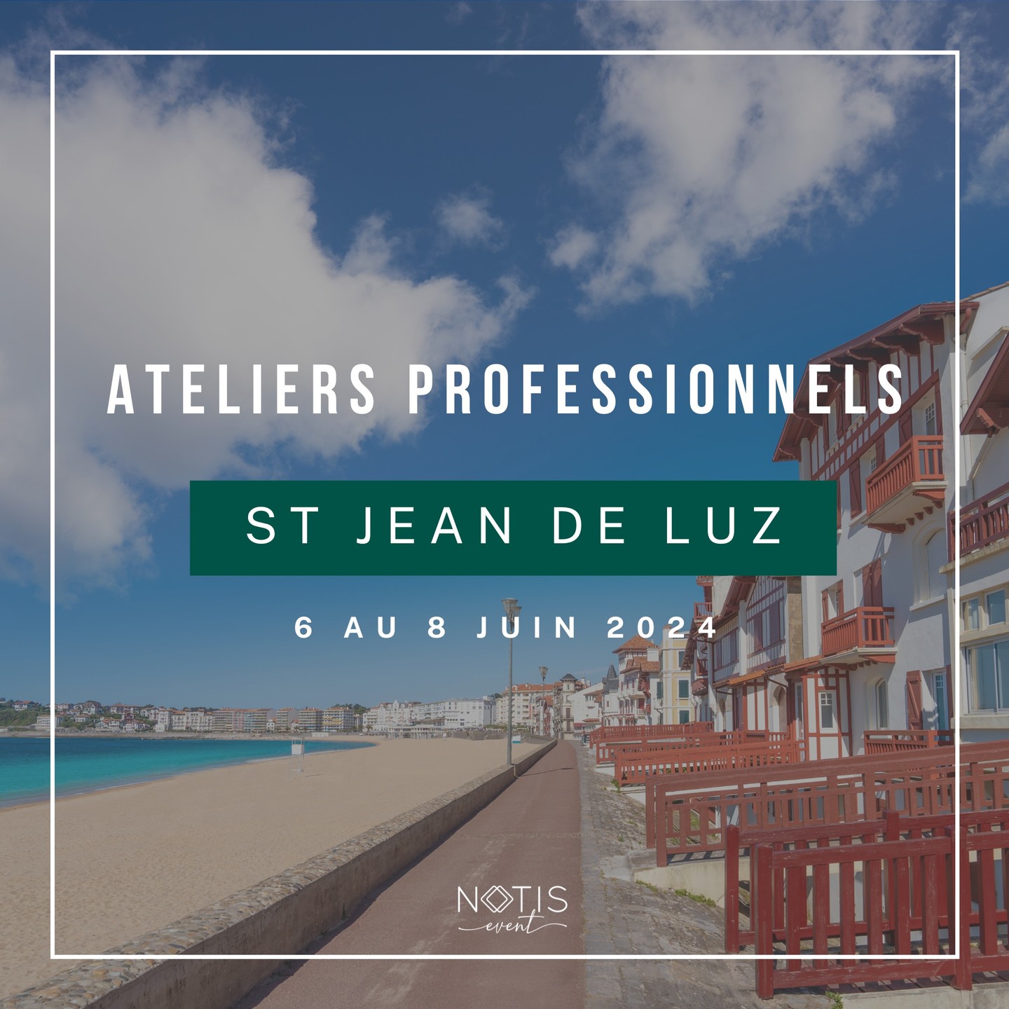 Les Ateliers de Ventilation à Domicile du Pays-Basque ?
• Formation Médicale à St Jean du Luz
• Animée par des Experts
• Du 6 au 8 Juin 2024
• 40 personnes de toutes les régions de France
• Plénière et Ateliers pratiques en petits groupes
• Soirée conviviale
▶ Nous organisons vos Évènements professionnels, sur-mesure et dans toute la France !
? contact@notis-event.com
#formation #reunion #congres #conference #teambuilding #soirée #event #evenement #evenementiel #evenementpro #evenementprofessionnel #formationprofessionnelle #formationmédicale #aixenprovence #agence #agenceevenementielle #notisevent