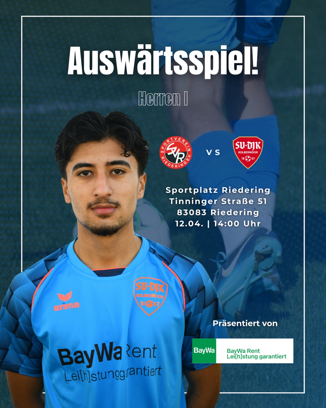 Für unsere erste Mannschaft geht’s morgen auswärts nach Riedering. Um 14:00 Uhr gehts los, auf geht’s Männer?
#svdjkkkolbermoor #kolbermoor #auswärtsspiel #unsschreibtmangemeinsam