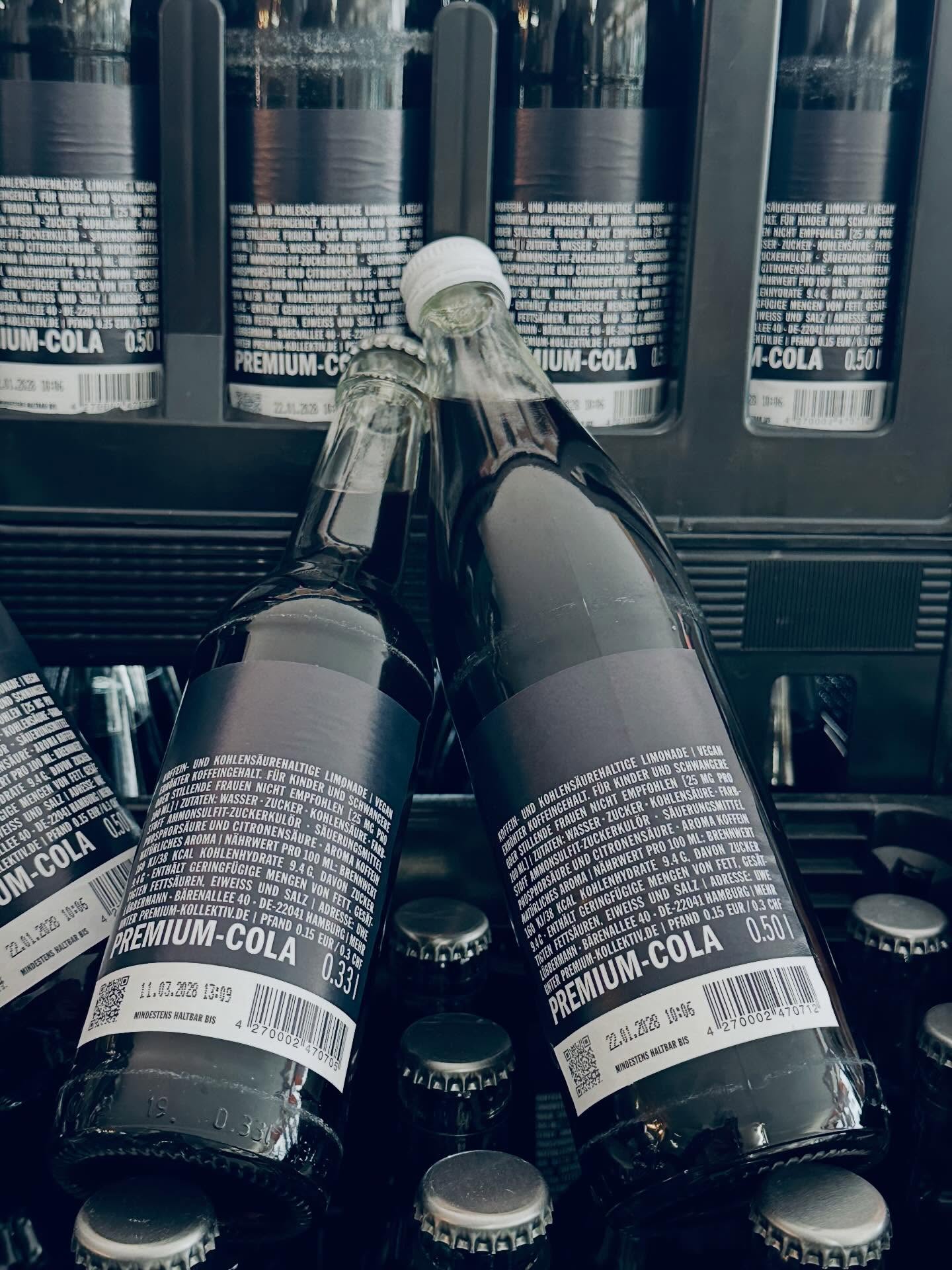… endlich wieder gelandet. Premium Cola.