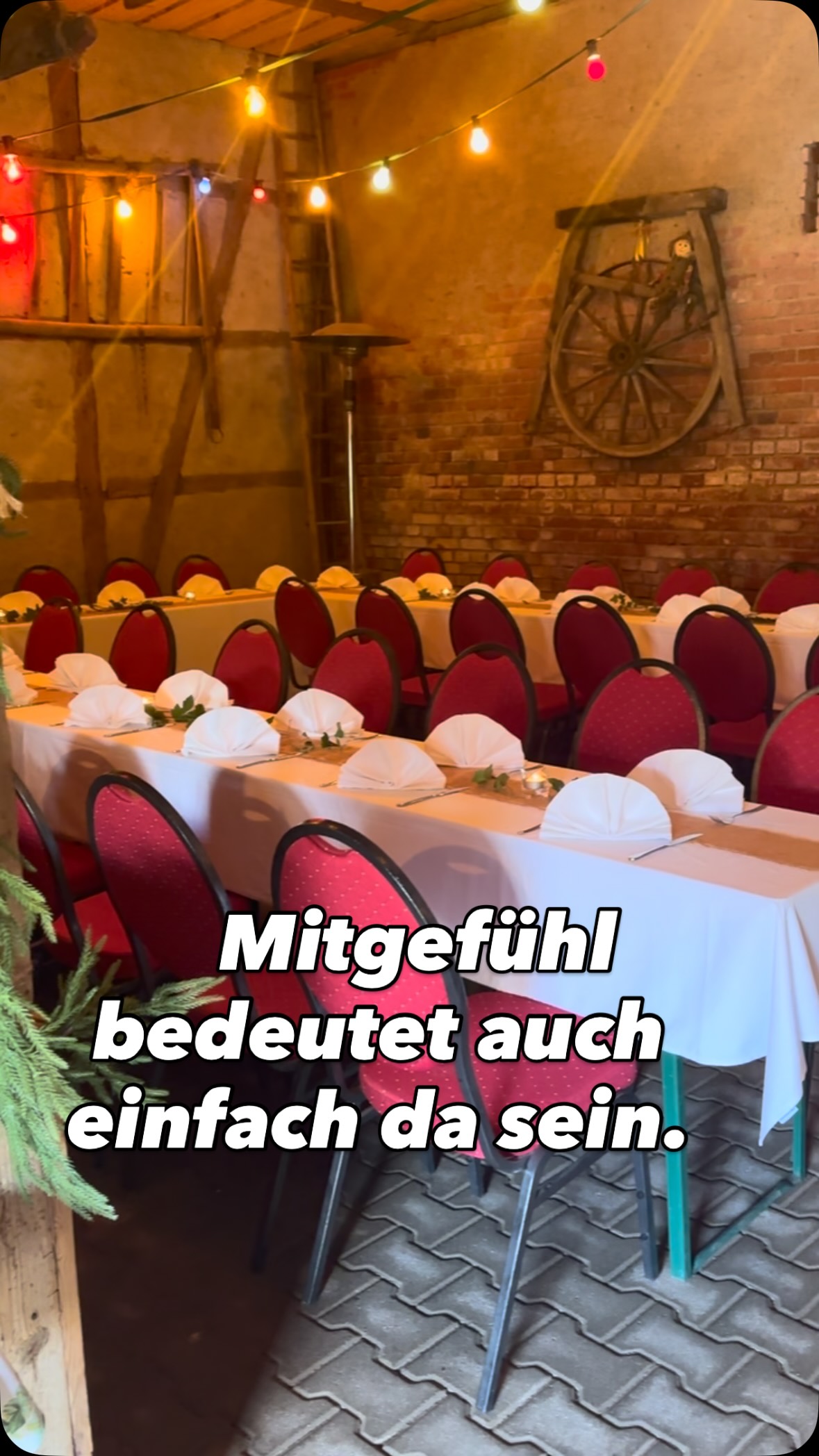 Gastroteam mit ❤️
Wegbegleiter zwischen Wiege und Grab.
Danke für das Vertrauen. Wir freuen uns, daß wir dazu beitragen durften den letzten Wusch zu erfüllen.
? #hirschbratwurst für ihre Liebsten