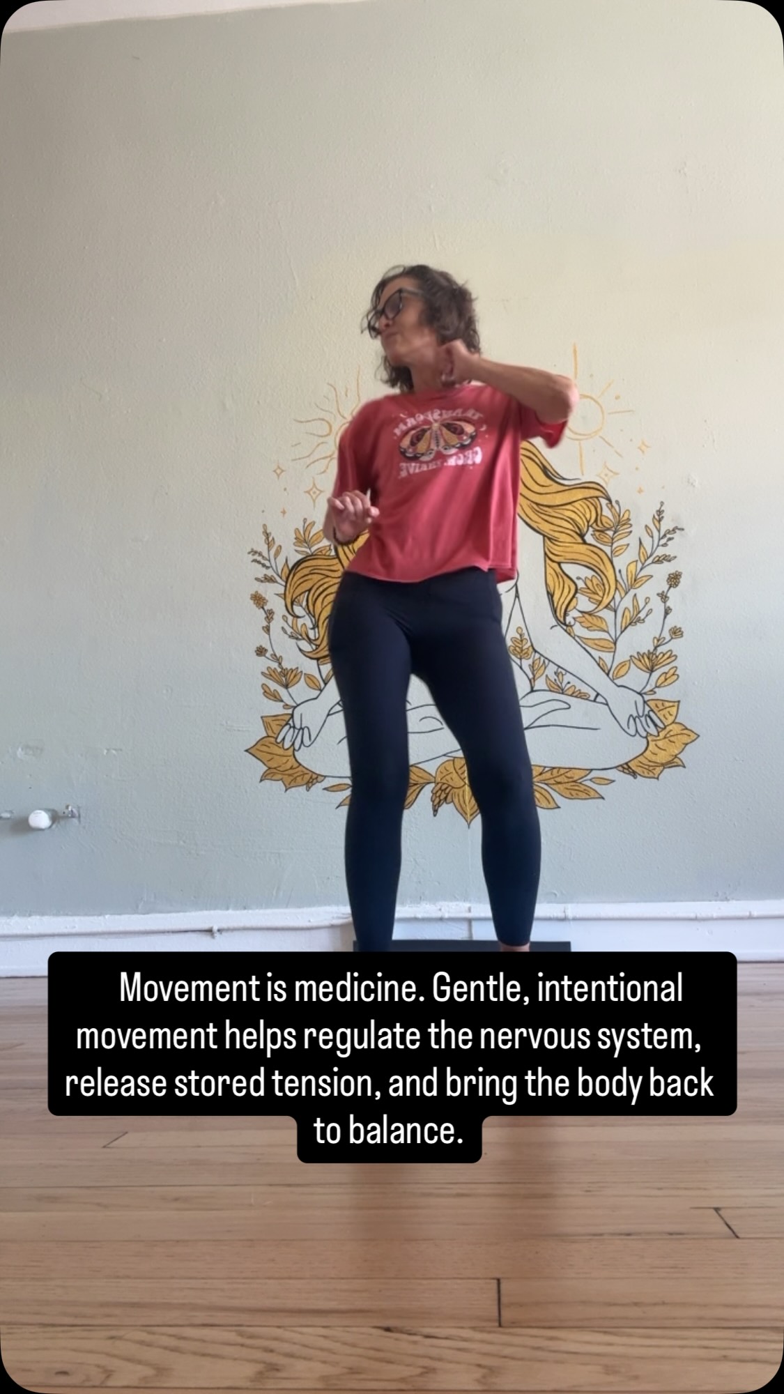 release what you’re holding through movement! ?