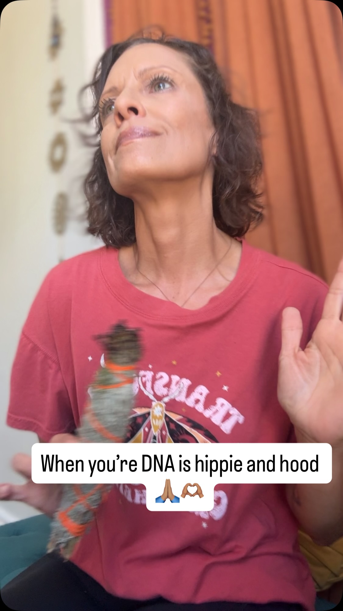 a little bit hippie with a side of hood.