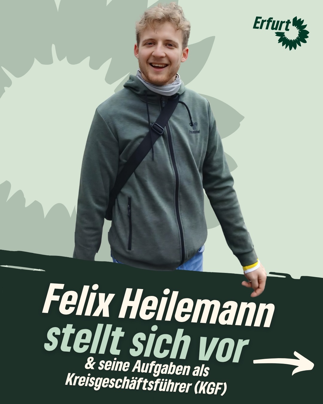 📣 Wer organisiert eigentlich die Abläufe hinter unserem Kreisverband?
Heute stellt sich Felix vor – und gibt einen Einblick in seine Aufgaben als Kreisgeschäftsführer (KGF):
💚 Organisation & Unterstützung des Kreisvorstands
💚 Vorbereitung und Begleitung von Vorstandssitzungen, Mitgliederversammlungen & Terminen
💚 Büro- und Kommunikationsmanagement in der Geschäftsstelle
💚 Ansprechpartner für Mitglieder & Unterstützung interner Abläufe
💚 Politische Koordination und Vernetzung mit Fraktion & Landesgeschäftsstelle
Seit 2022 bei den Grünen aktiv – mit Interesse an Nachhaltigkeit, Energiewende und immer mit Blick auf gute Zusammenarbeit vor Ort. 🌻
Danke für deinen Einsatz, Felix!
#erfurt #grüneerfurt #kreisgeschäftsführer #grüne #kommunalpolitik