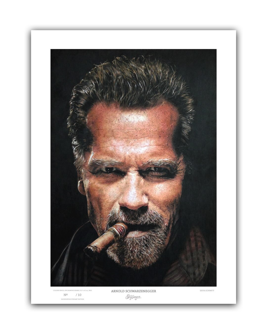 A limited piece from my portrait series — only three prints left.
Created with care, printed with precision, and signed by hand.
Printed on Hahnemühle Bamboo paper, 59.4 × 42 cm.
Limited Edition of 10 (2023).
Available via the link in my bio.
#ArnoldSchwarzenegger #Schwarzenegger #Hahnemühle #Hahnemuhle #FaberCastellPolychromos #ColoredPencilArt #ColoredPencilDrawing #RealisticArt #PortraitDrawing #Topenga #TopengaArt