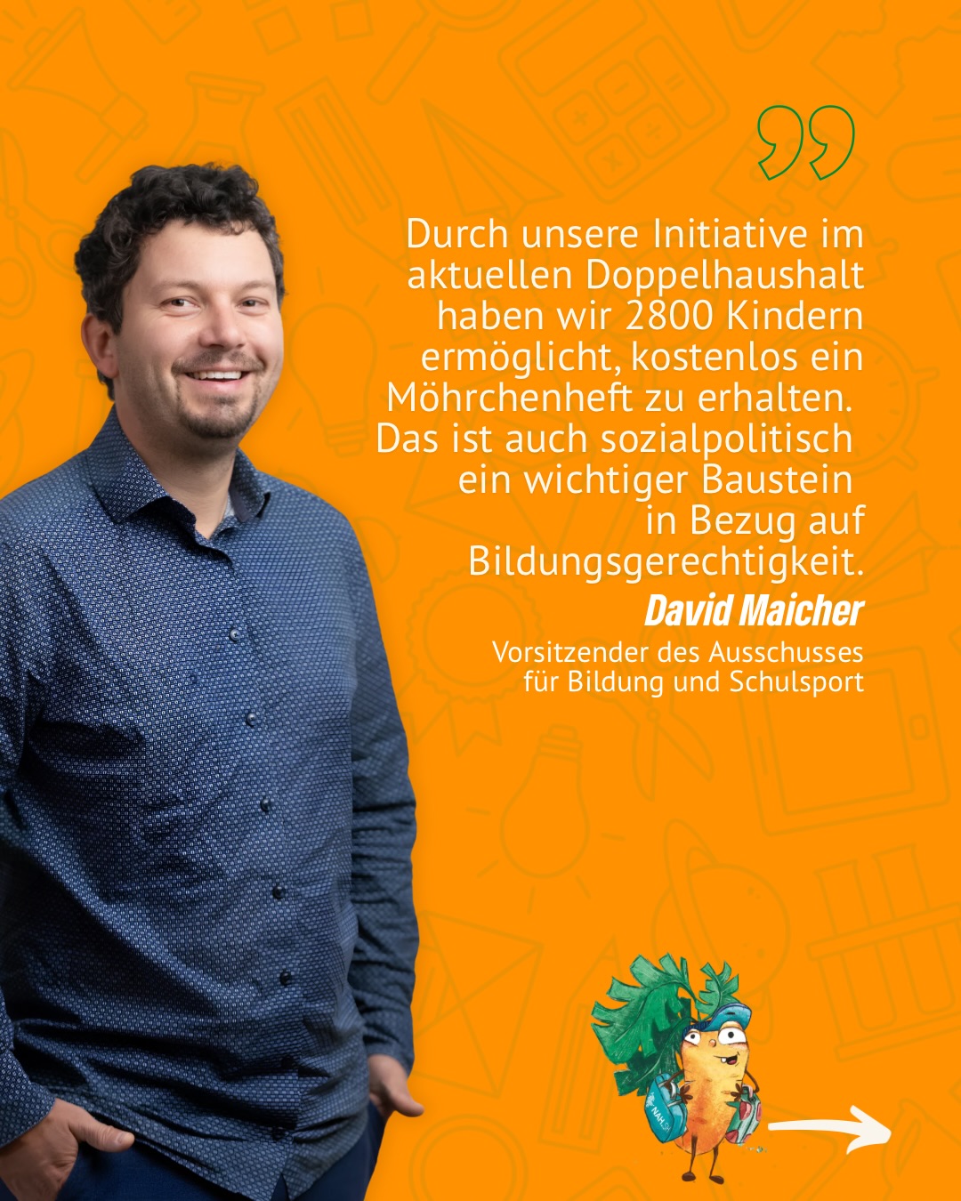 🥕🥳 1 Million Möhrchenhefte! 🎉📚
Ein riesiger Meilenstein für die Möhrchenhefte: An der Humboldt-Grundschule in Erfurt wurde das millionste Möhrchenheft an ein Schulkind verteilt! 🥕✨
Seit 2014 begleiten die klimaneutralen und nachhaltigen Hausaufgabenhefte**, ohne kommerzielle Werbung,** Grundschulkinder mit spielerischen Themen rund um Umweltschutz, Klimaschutz und fairen Handel an der Humboldt-Grundschule 🌱🌍💚
**Viele Eltern und Kinder haben die Möhrchenhefte durch ihr Schulzeit begleitet. Die Stadt wollte die Mittel auch für das Möhrchenheft für 2026 und 2027 streichen.**
Durch unsere Initiative im aktuellen Doppelhaushalt konnten 2.800 Kinder kostenlos ein Möhrchenheft erhalten. Damit leisten wir auch einen wichtigen Beitrag zu mehr Bildungsgerechtigkeit. 🤝📖
Auf die nächsten Millionen! 🥕🚀
#erfurt #grüneerfurt #grüneimstadtrat #grünwirkt #möhrchenhefte