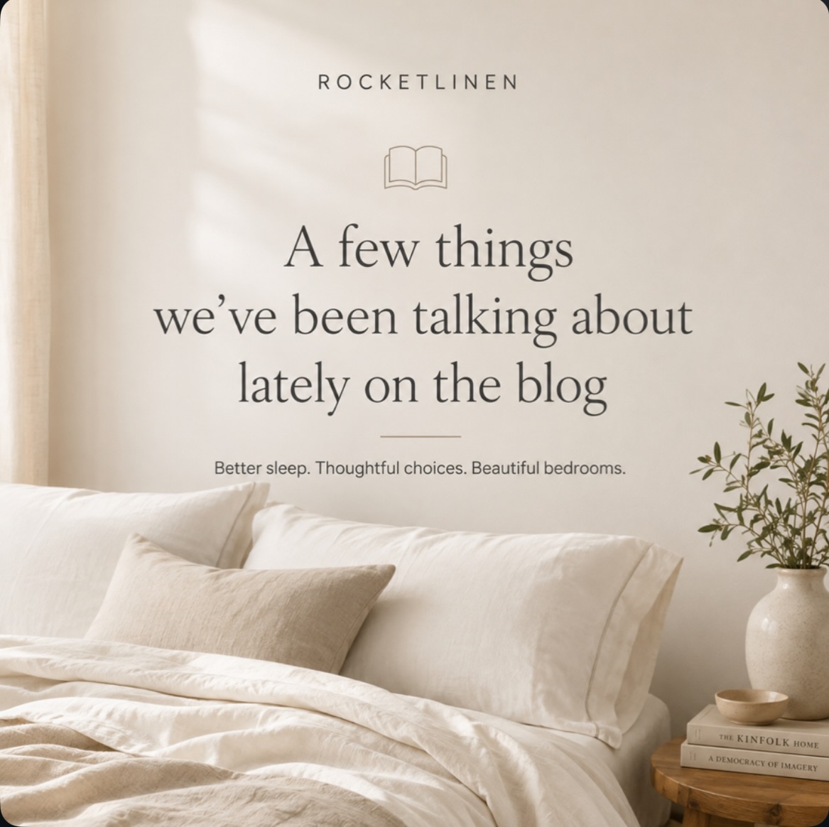 📖 On the RocketLinen blog: We’ve been covering details that can make a positive difference to your sleep and lifestyle.
Swipe through for a few of our latest reads 🤍
Save this post and head to the RocketLinen blog when you’re ready to dive deeper.
#RocketLinen #BetterSleep #BeddingTips #CustomBedding #BedroomInspiration
🎒 Back to school, back to routine.
Better sleep makes early mornings, busy days and new routines a little easier. 🤍
🌿 Your bedding touches your skin for hours every night.
The right fabric can make your sleep environment feel softer, cooler and more comfortable, especially when you have sensitive skin.
Better fabric. Better sleep. Better you. 🤍
Every bed is different. Your bedding can be too. 🤍
From round beds to yachts, RVs and unusual mattress shapes, custom bedding is made to fit beautifully — because the perfect fit changes everything.
Made for your bed. Made for how you sleep.