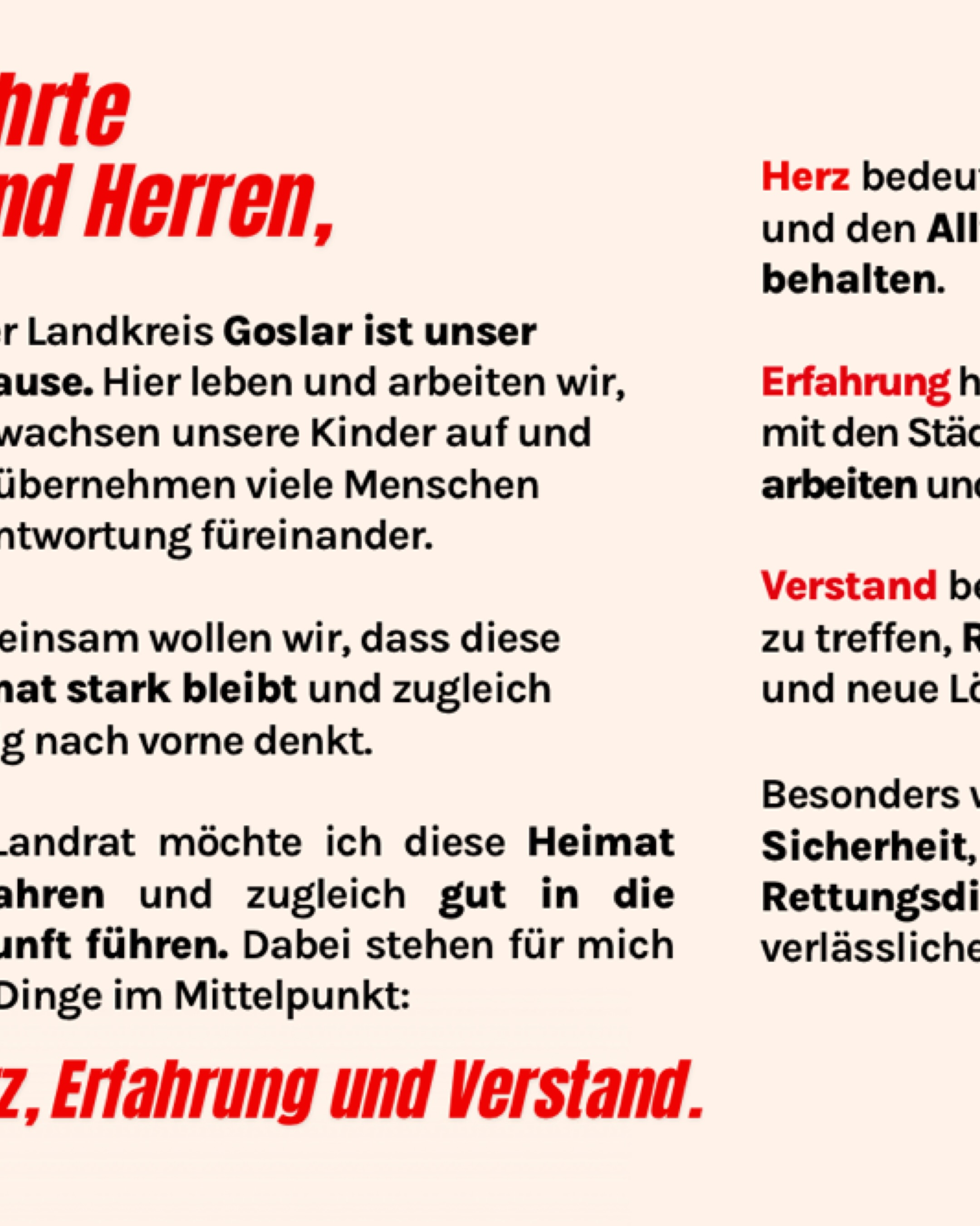 Unser Wahlflyer „Heimatzeitung“ zum durchswipen Part 1 👋🏽👋🏽👋🏽