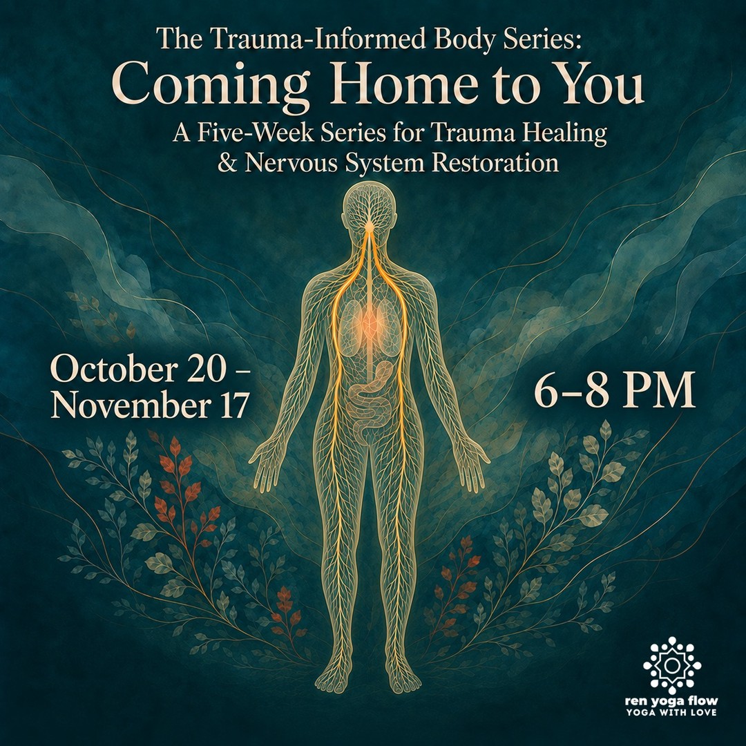 The Trauma-Informed Body Series: Coming Home to You
A Five-Week Series for Trauma Healing & Nervous System Restoration
I have been creating this series with so much care, and I’m finally ready to share it with you.
When we think about healing, we often begin with the mind or the spirit. We talk through our experiences, examine our thoughts, challenge old beliefs, journal, meditate, pray, or turn toward spiritual practices. All of that can be meaningful—but the body is often left out of the conversation.
Trauma doesn’t only affect what we think or believe. It can also shape the nervous system, the breath, our patterns of tension, and our ability to feel safe and present in our own bodies.
Your body is not broken. It adapted to protect you.
This five-week, body-based series is an opportunity to begin understanding those protective patterns with greater compassion. We’ll explore trauma through the body, nervous system, and energy while gently building greater awareness, connection, safety, and trust within yourself.
You will never be expected to share the details of your trauma or relive painful experiences. This work is about meeting your body as it is today, learning its language, and discovering what helps you feel more grounded and connected.
By the end of the series, you’ll leave with a practical toolkit of grounding, breathwork, meditation, somatic movement, energy, and integration practices you can continue using to support your own healing.
This is not about fixing yourself or becoming someone new. It is about rebuilding a relationship with the body that has carried you through everything—and slowly, gently, coming home to you.
October 20–November 17
6–8 PM
Learn more and register:
https://f.mtr.cool/mmjbzs3df0
#TraumaInformedHealing #TraumaHealing #NervousSystemRegulation #SomaticHealing #BodyBasedHealing