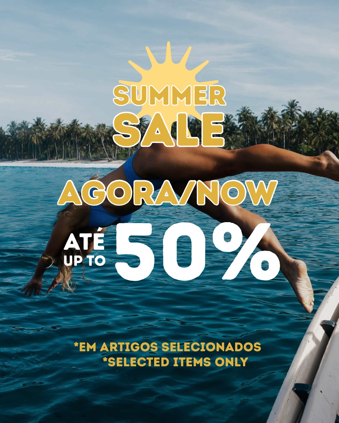 ☀️ Summer Sale is still ON - but not for too long! 🌊
Catch it while you can and enjoy up to 50% OFF selected items. 🏄♀️
#SummerSale #Su